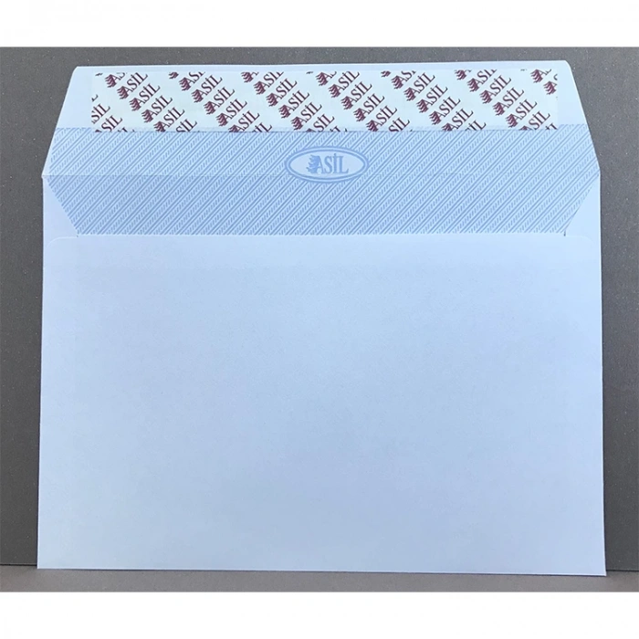 DOĞAN MEKTUP ZARFI SİLİKONLU 114X162 1. HAMUR 90 GR 500lü