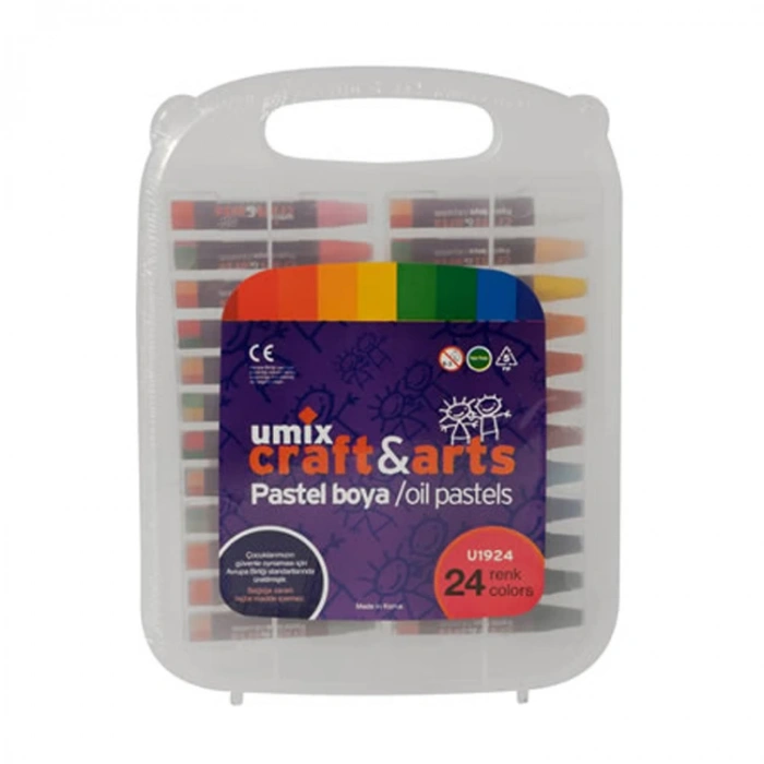 UMIX CRAFT AND ARTS PASTEL BOYA 24LÜ
