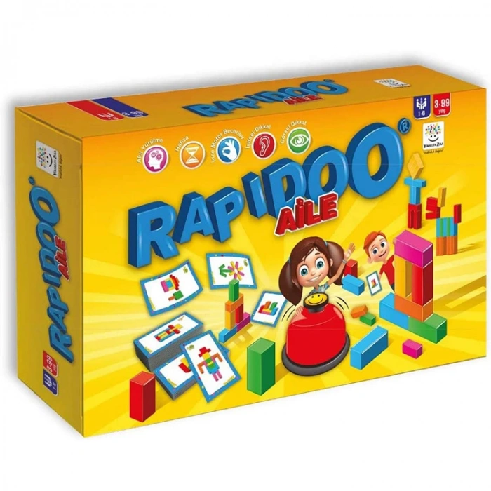 YÜKSELEN ZEKA - RAPIDOO AİLE (DİKKAT GELİŞTİREN ZEKA OYUNU)