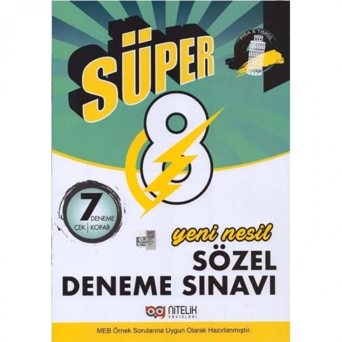 NİTELİK 8. SINIF YENİ NESİL SÜPER SÖZEL 7 DENEME SINAVI