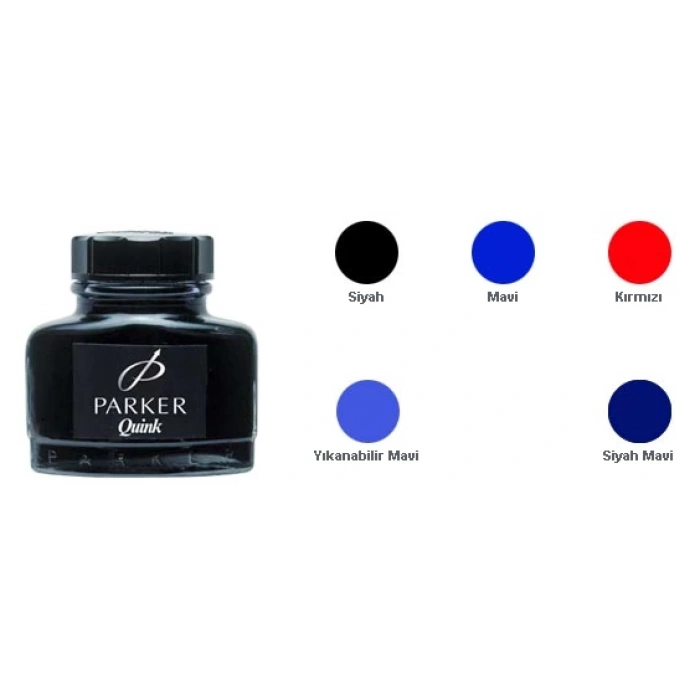 PARKER QUİNK ŞİŞE MÜREKKEP SİYAH