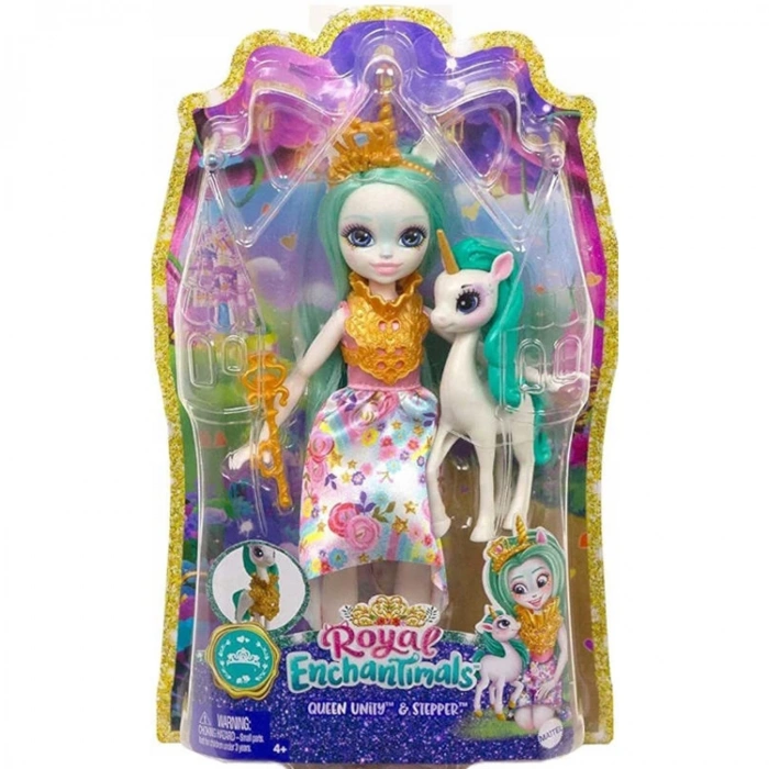 ENCHANTIMALS PATTER QUEEN UNITY & SIEPPER GÖRKEMLİ BEBEKLER MTL-GYJ11/ GYJ13