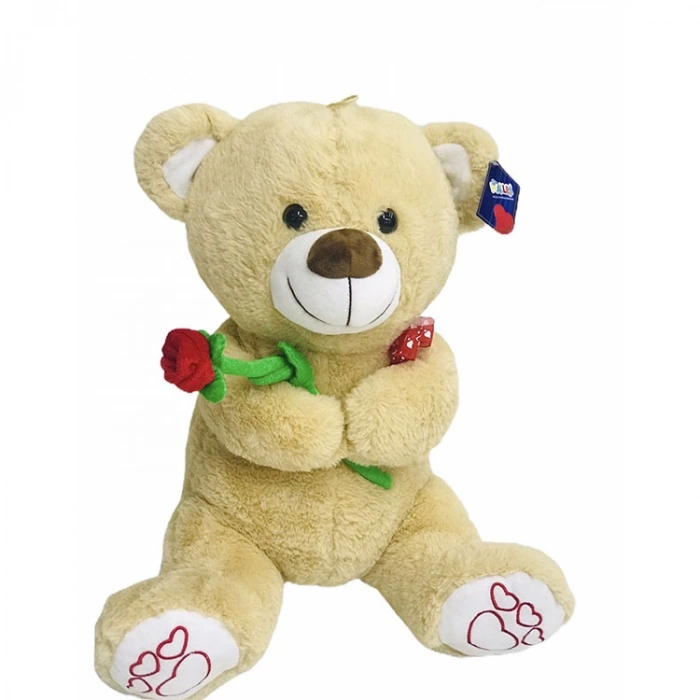 HALLEY ZH78711 GÜL TUTAN AYI PELUŞ 50 CM