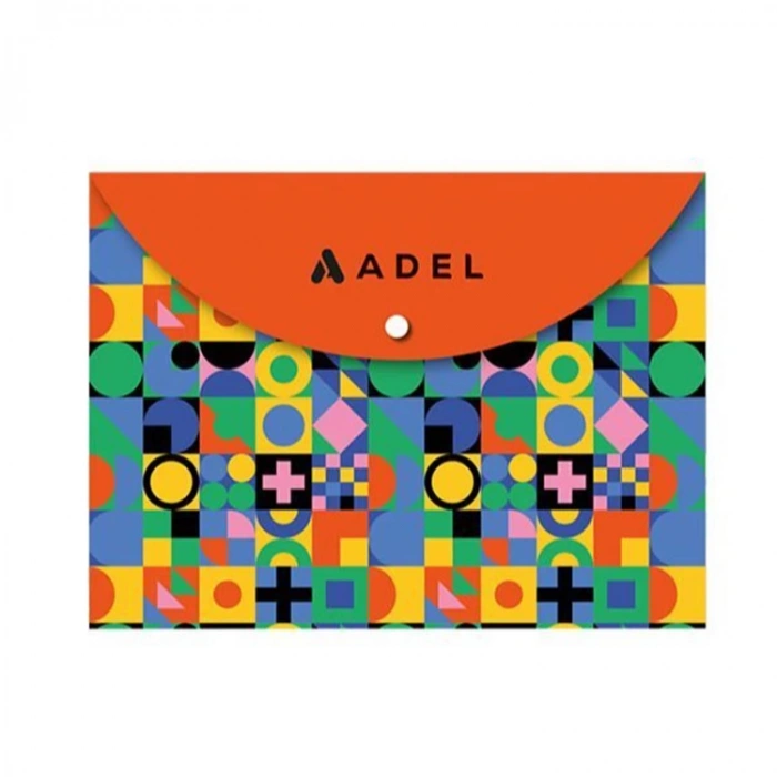 ADEL A4 DESENLİ ÇITÇITLI ZARF DOSYA