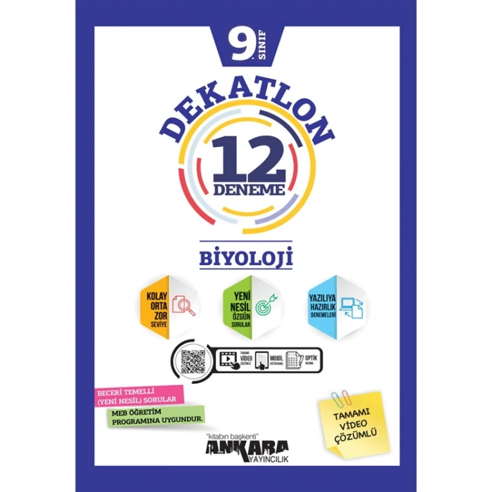 ANKARA YAY.9.SIINIF BİYOLOJİ DEKATLON 12 DENEME