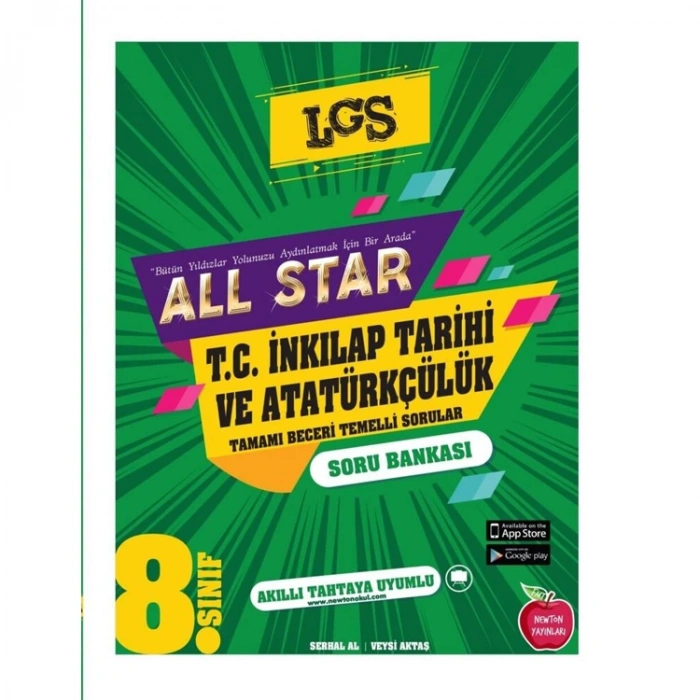 NEWTON 8. SINIF ALL STAR T.C. İNKLAP TARİHİ VE ATATÜRKÇÜLÜK SORU BANKASI