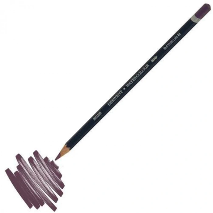 DERWENT NEW WATERCOLOUR PENCIL- SULUBOYA KALEMİ-  RED VIOLET LAKE 24