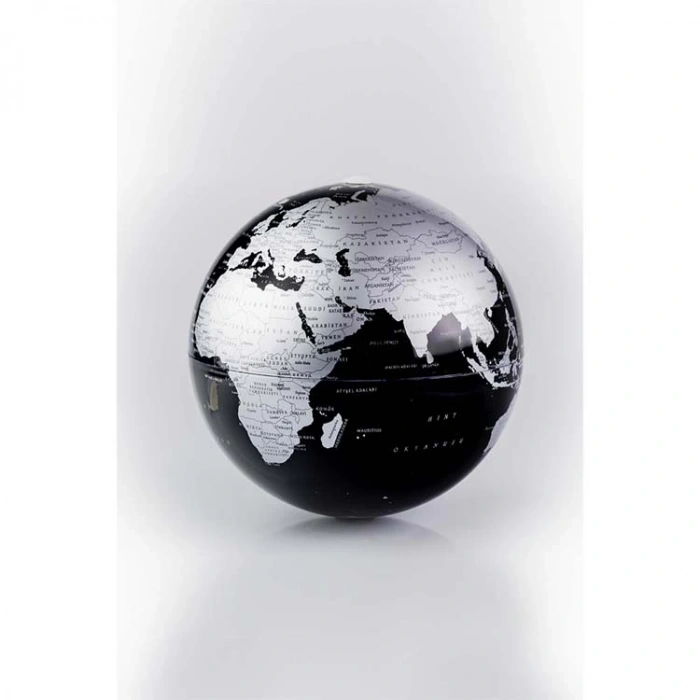 GÜRBÜZ 15 CM SİYAH PİLLİ DÖNEN KÜRE