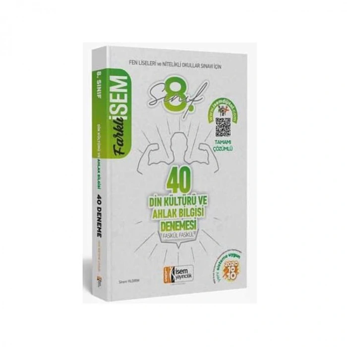 İSEM 8. SINIF LGS FARKLI İSEM DİN KÜLTÜRÜ VE AHLAK BİLGİSİ 40 DENEME