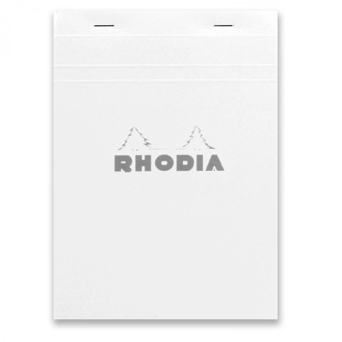 RHODIA DOT 148x210mm A-5 KARELİ DEFTER BEYAZ KAPAK 80 YP.