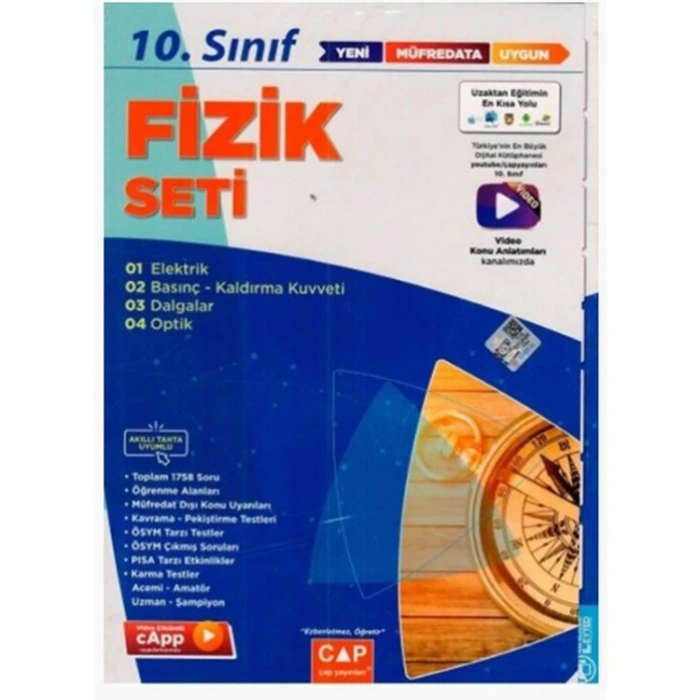 ÇAP YAYINLARI 10. SINIF ANADOLU FİZİK SETİ