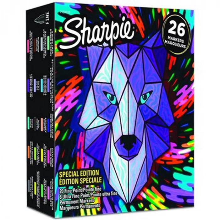 SHARPIE PERMANENT SET FINE 26 LI KURT 2158030