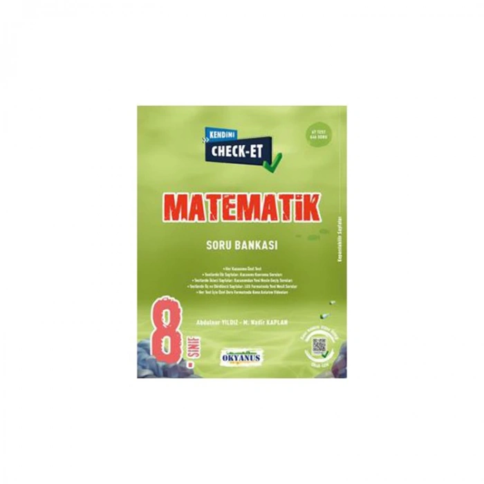 OKYANUS 8.SINIF KENDİNİ CHECK ET MATEMATİK SORU BANKASI