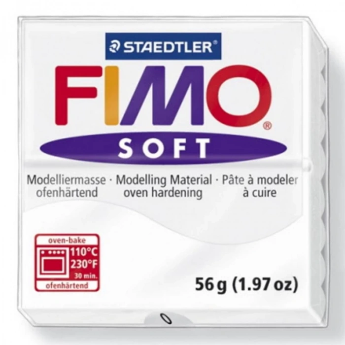 FİMO MODELLEME KİL HAMURU 56 GR BEYAZ
