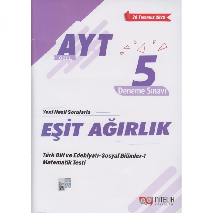 NİTELİK AYT EŞİT AĞIRLIK ÖZEL 5 DENEME SINAVI