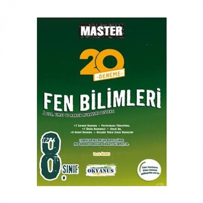 OKYANUS 8.SINIF MASTER FEN BİLİMLERİ 20Lİ DENEME