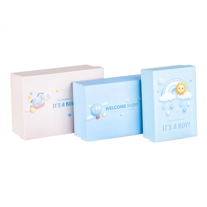 MİKRO MBX-4229-K HELLO BOY DİKDÖRTGEN HEDİYE KUTUSU 120x180x70 mm - TEKLİ