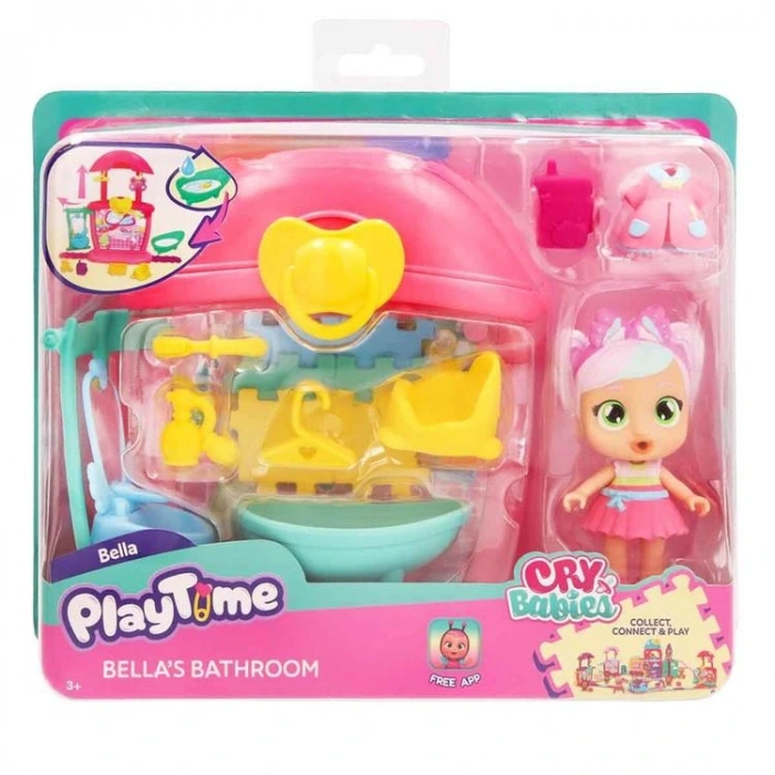 CRY BABIES CYP01000 PLAY TIME BELLA BANYO OYUN SETİ 3+