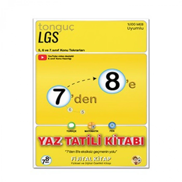 TONGUÇ 7DEN 8E HAZIRLIK KİTABI