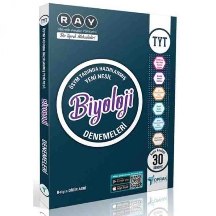 TOPRAK TYT BİYOLOJİ DENEME KİTABI