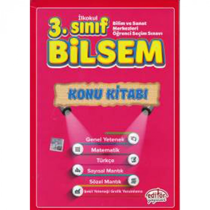 EDİTÖR 3. SINIF BİLSEM KONU KİTABI