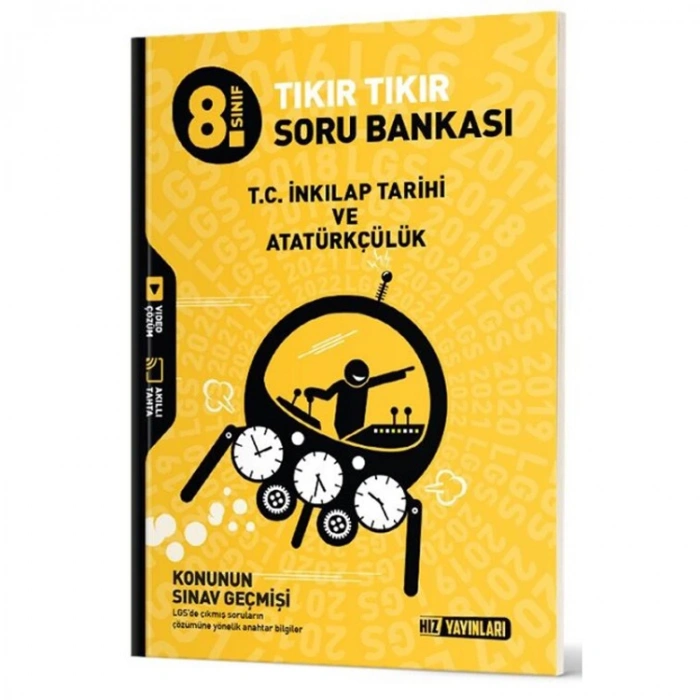HIZ 8. SINIF T.C. İNKILAP TARİHİ VE ATATÜRKÇÜLÜK TIKIR TIKIR SORU BANKASI