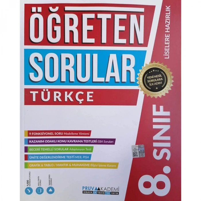 PRUVA 8. SINIF LGS TÜRKÇE ÖĞRETEN SORULAR