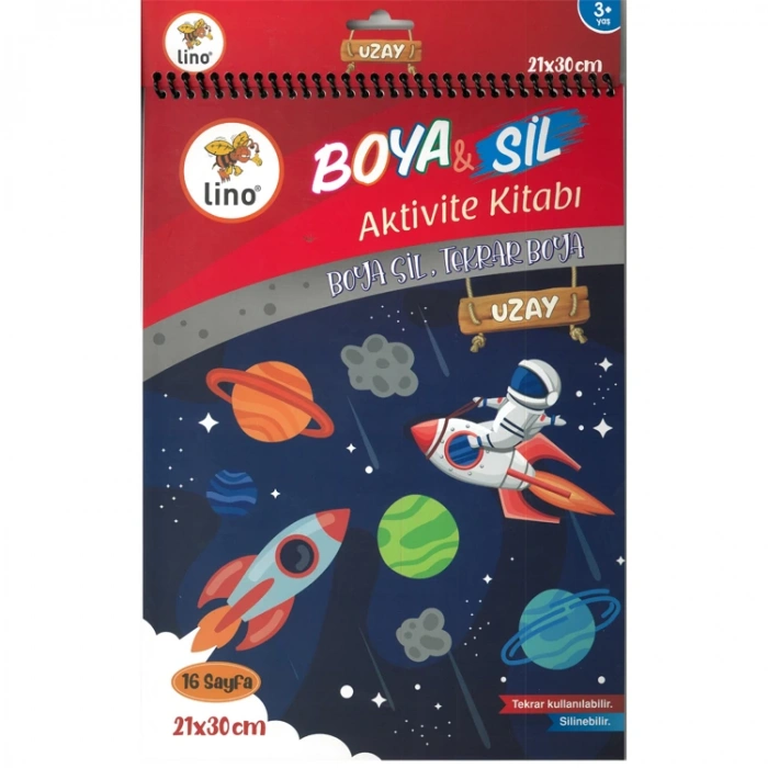 LİNO BS-1005 BOYA & SİL  AKTİVİTE KİTABI - UZAY