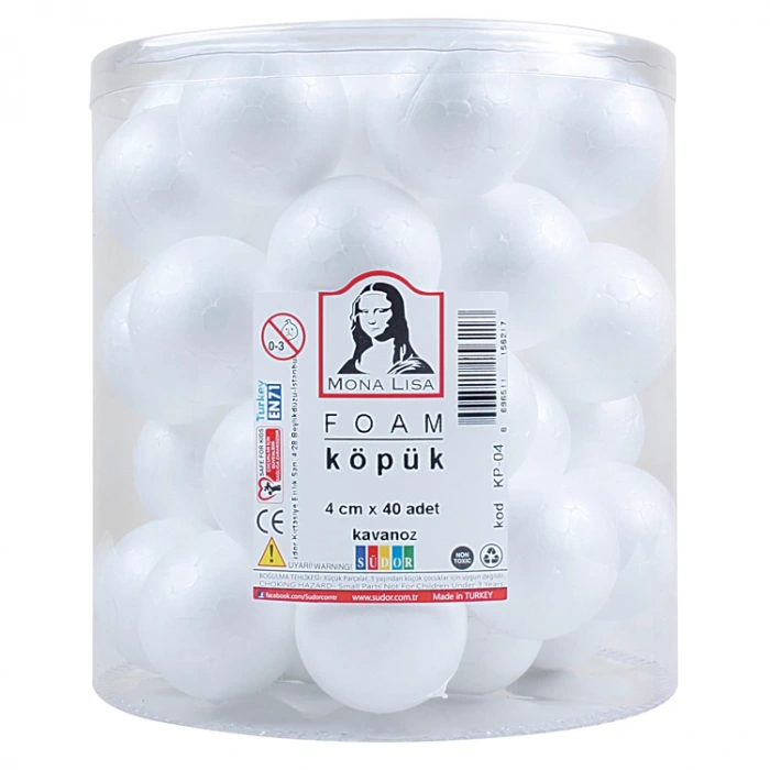 MONALİSA  4 CM KÖPÜK TOP KP-04