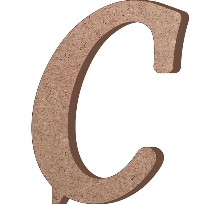 TEKNOPOİNT AHŞAP HR3 18mm.AYAKTA DURAN HARF C