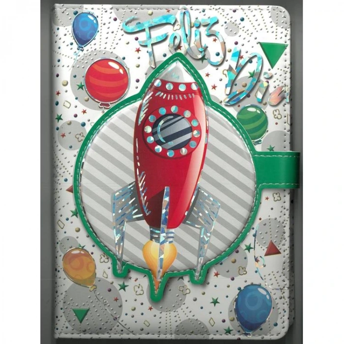 MİKRO C-001 MAGNETLİ (MIKNATISLI) KAPAK FELIZ DIA NOT DEFTERİ 19x13.5cm NOT DEFTERİ - TEKLİ