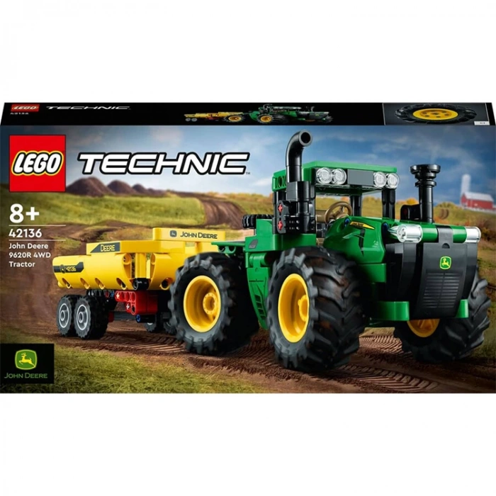 LEGO TECHNIC 42136 JOHN DEERE 9620R 4WD TRACTOR 390 PARÇA