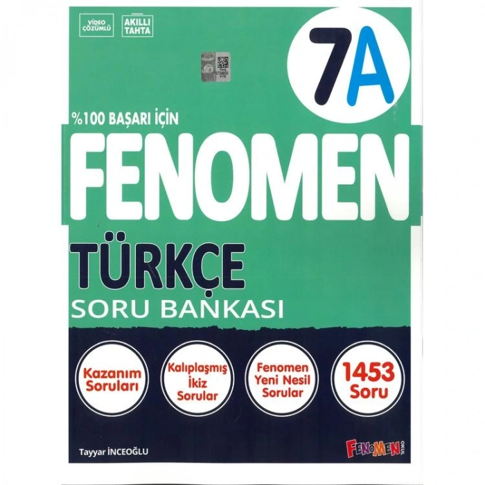 FENOMEN 7. SINIF  TÜRKÇE A SORU BANKASI