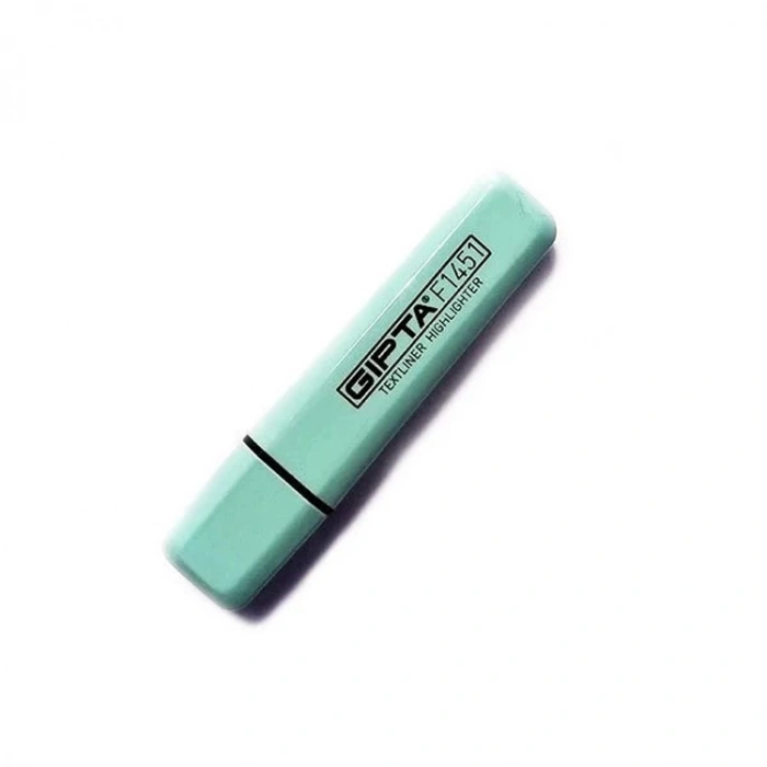 GIPTA F1452  HIGHLIGHTER FOSFORLU KALEM PASTEL TURKUAZ
