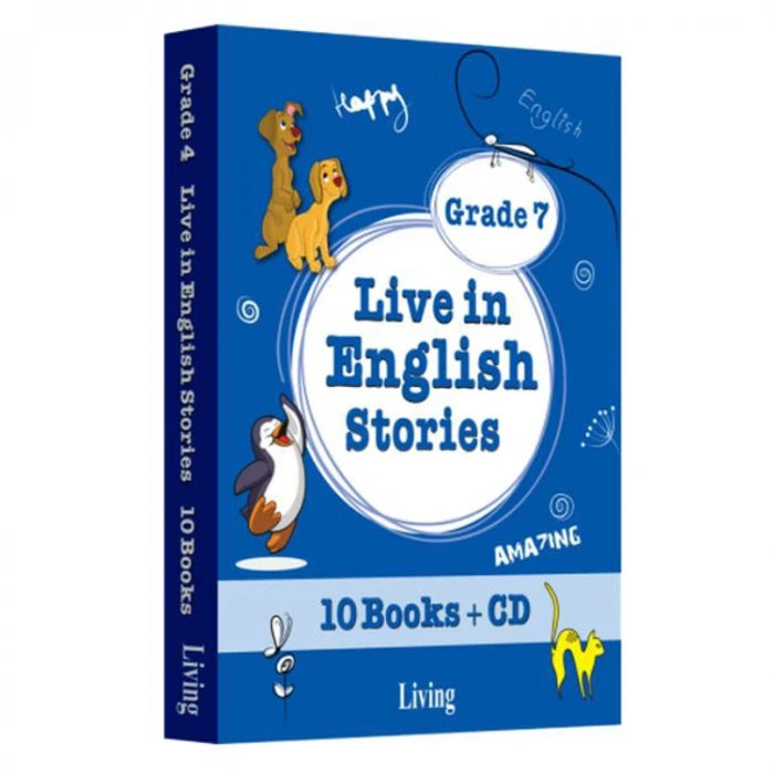 LİVE İN ENGLİSH STORİES GRADE 7 - 10 BOOKS-CD