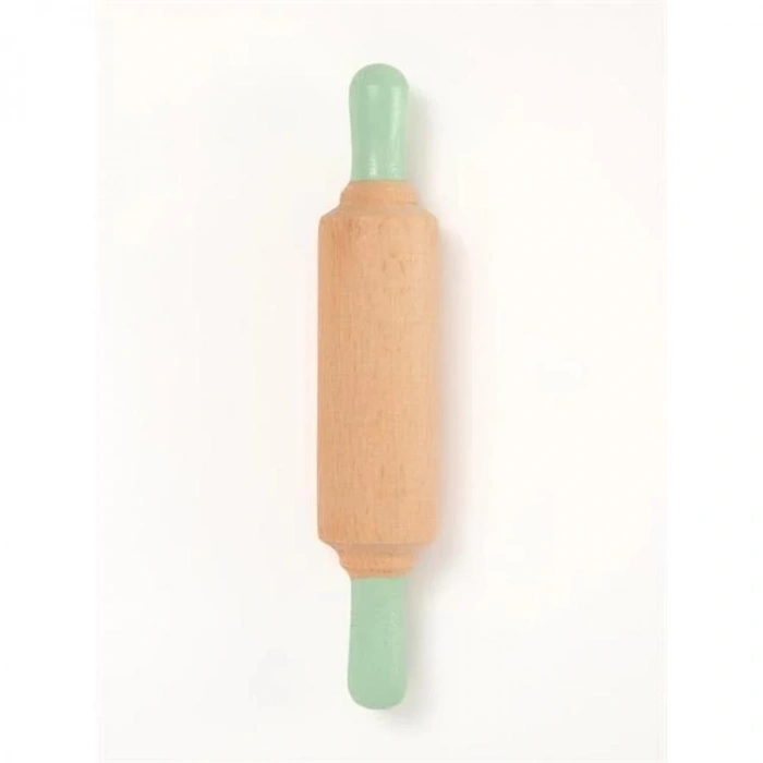 CHILDGEN PLAY DOUGH - OYUN HAMURU AHŞAP MERDANE PASTEL YEŞİL