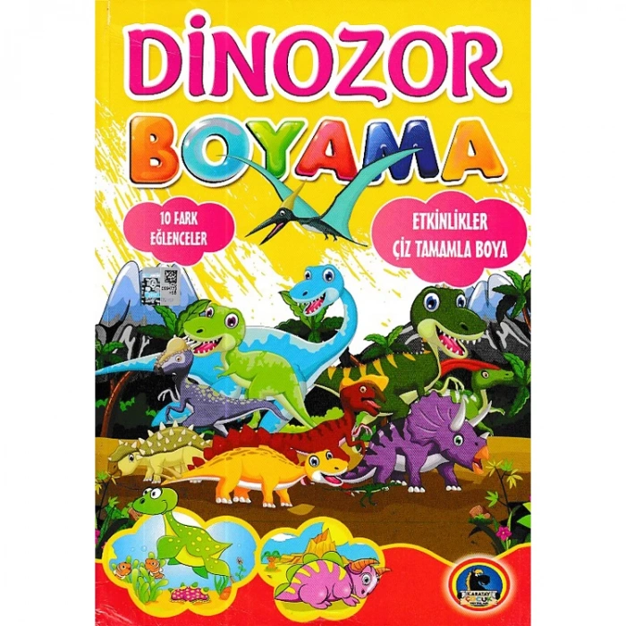 KARATAY  DİNAZOR BOYAMA 128 SAYFA