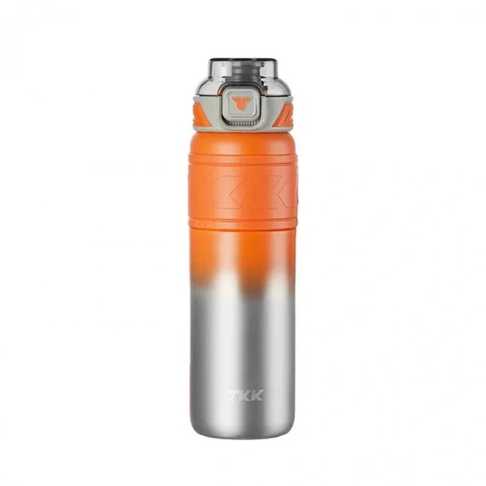 VAGONLİFE T2025 TKK PİPETLİ / PİPETSİZ KULLANIM ÇELİK TERMOS 900ML TURUNCU (ORANGE)