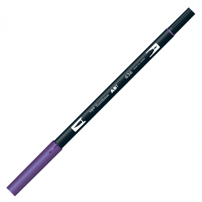 TOMBOW BRUSH ABT 636 GRAFİK KALEMİ İMPERİAL PURPLE