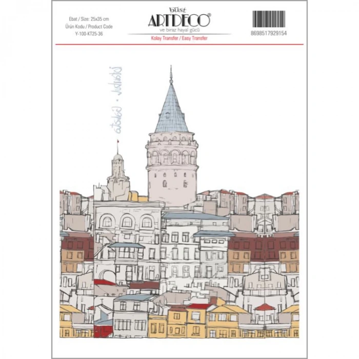 ARTDECO KOLAY TRANSFER 25X35CM DESEN 36