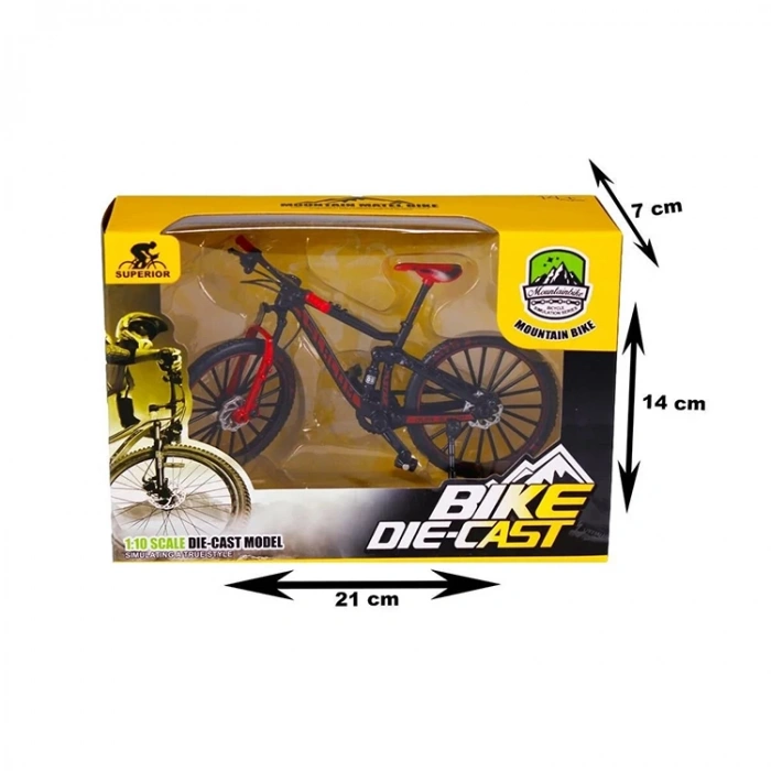 KIZILKAYA KZL-0818-SA 1:10 METAL MODEL BİSİKLET KUTULU  - TEKLİ