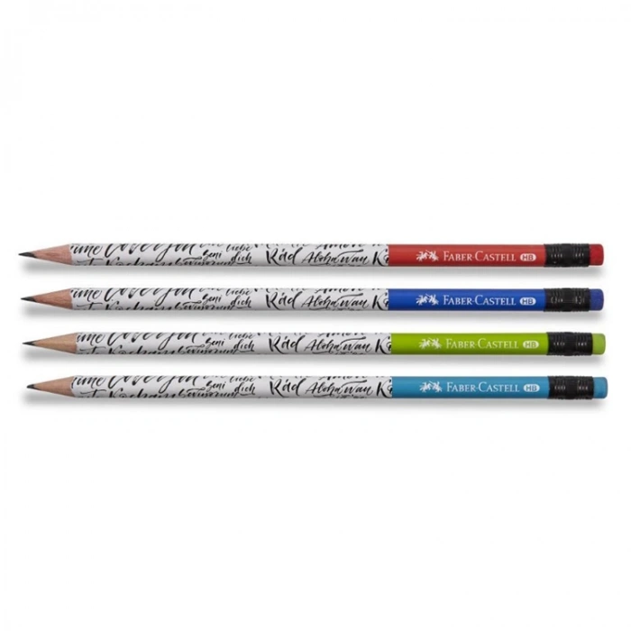 FABER CASTELL CALIGRAPHY DESENLİ KURŞUN KALEM