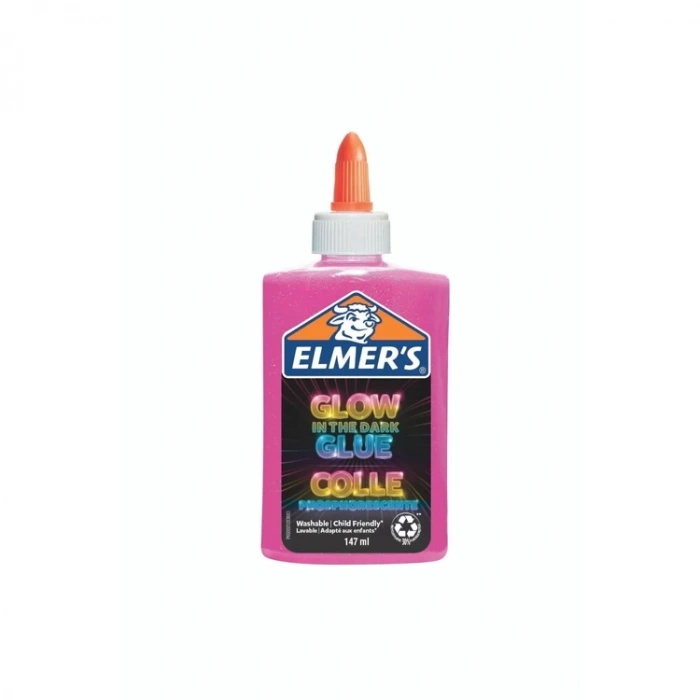 ELMERS 2162079 SLIME SIVI YAPIŞTIRICI 147 ML KARANLIKTA PARLAYAN PEMBE