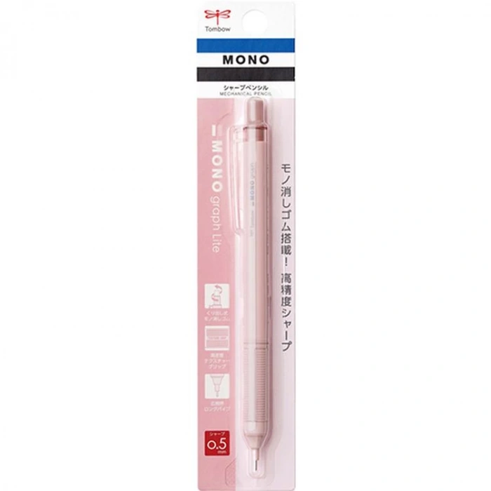TOMBOW DPA-122G MONOGRAPH LITE 0.5 MM VERSATİL KALEM GRİ PEMBE