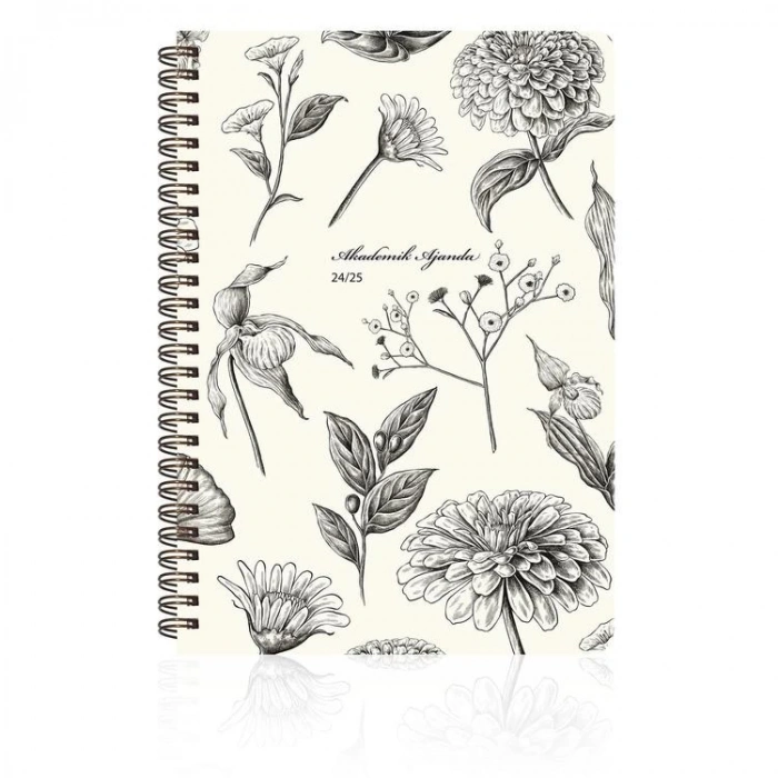 VICTORIAS JOURNALS 1811 SPİRALLİ A5 2024-2025  AKADEMİK AJANDA