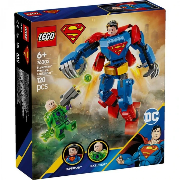 LEGO 76302 DC SUPERMAN MECH VS. LEX LUTHOR 120 PARÇA 6+
