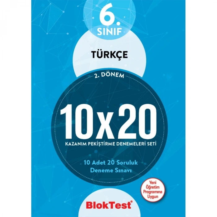 TUDEM 6. SINIF BLOKTEST TÜRKÇE 10X20 KAZANIM PEKİŞTİRME DENEMELERİ SETİ