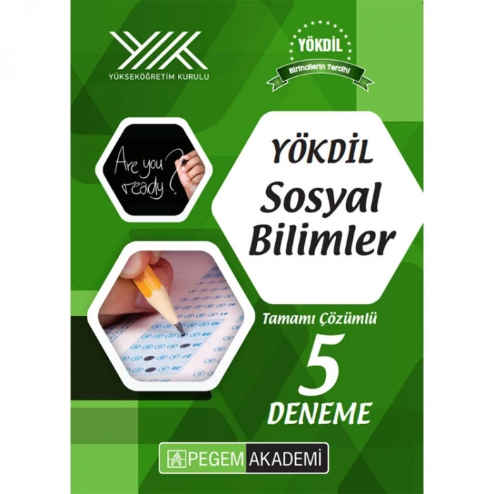 PEGEM YÖKDİL SOSYAL BİLİMLER TAMAMI ÇÖZÜMLÜ 5 DENEME