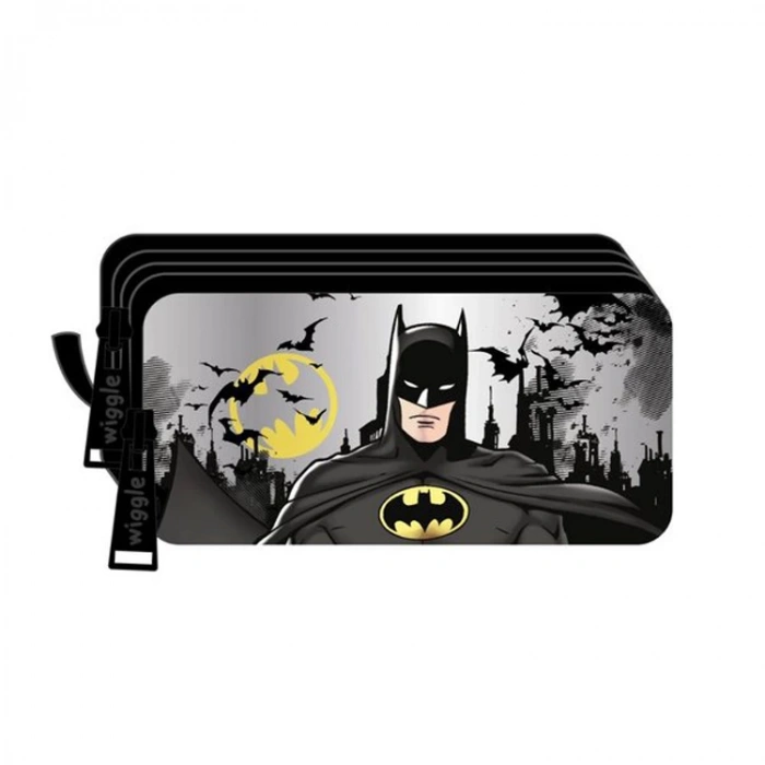 BATMAN SİYAH İKİ GÖZLÜ KALEM ÇANTASI 2234