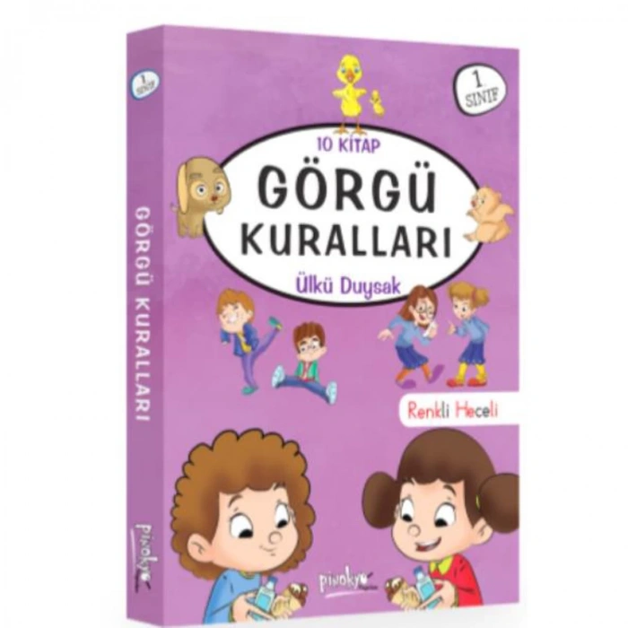 PİNOKYO 1. SINIF GÖRGÜ KURALLARI SERİSİ 10 KİTAPLIK SET